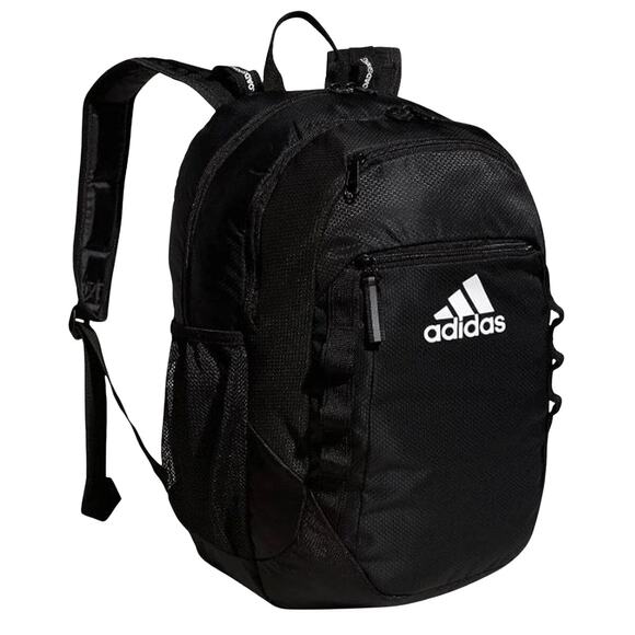 ADIDAS EXCEL 6 Active Padded Comfortable Black Essential Backpack NWT - Picture 1 of 7